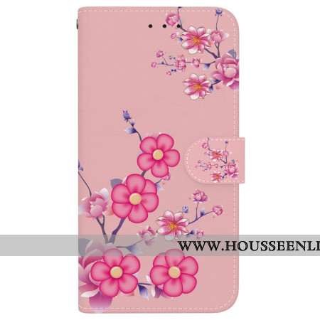 Housse iPhone 16 Plus Sakura à Lanière