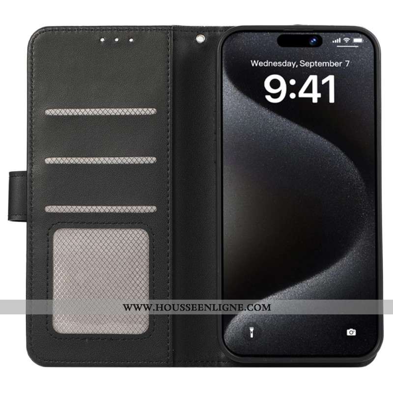 Housse iPhone 16 Porte-Cartes RFID et Porte-Monnaie