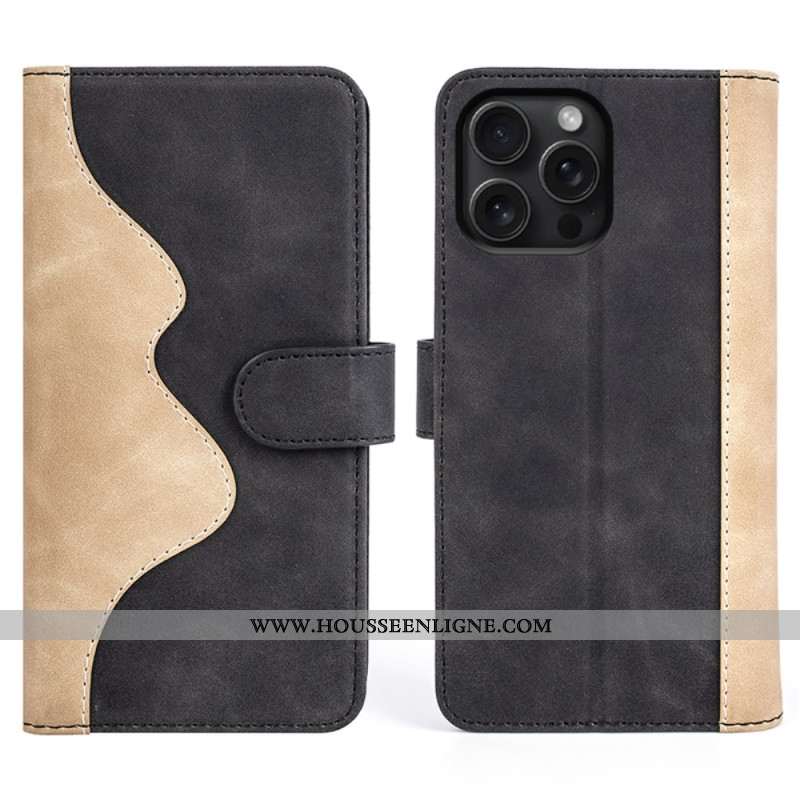 Housse iPhone 16 Pro Bicolore Design