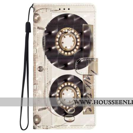 Housse iPhone 16 Pro Cassette à Lanière