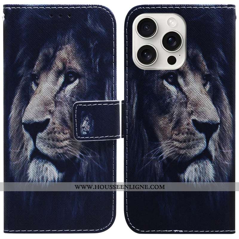 Housse iPhone 16 Pro Dreaming Lion