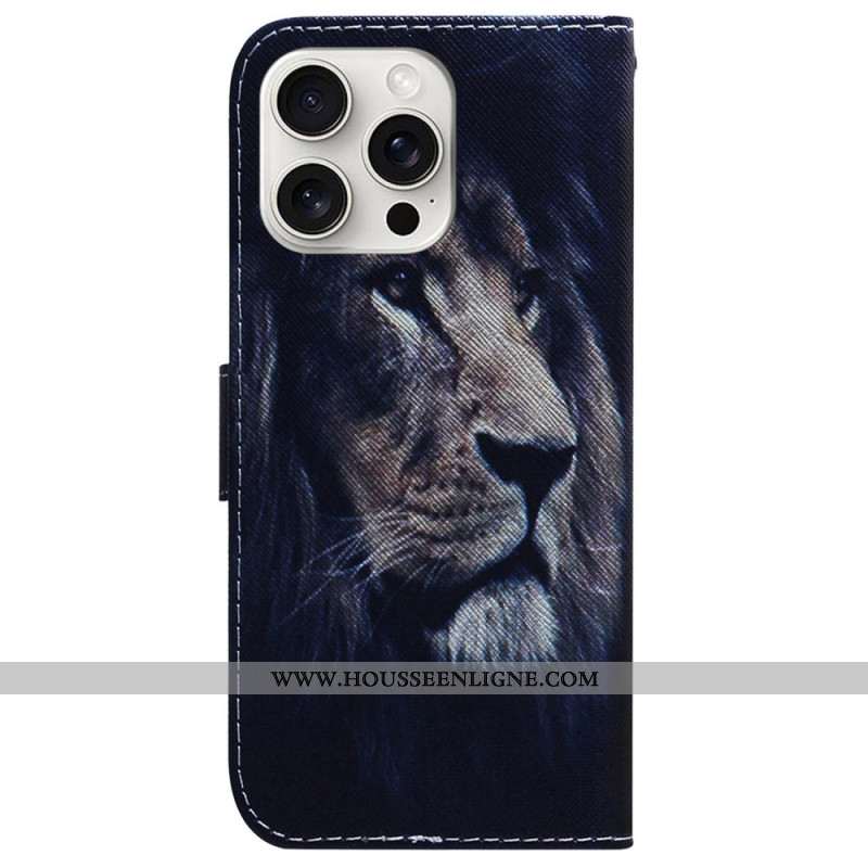 Housse iPhone 16 Pro Dreaming Lion