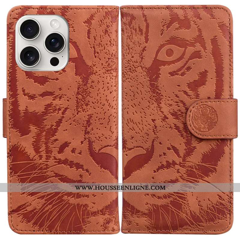 Housse iPhone 16 Pro Empreinte Tigre