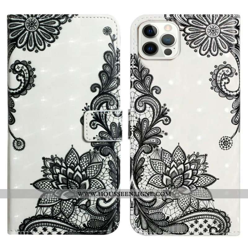 Housse iPhone 16 Pro Fleur de Dentelle