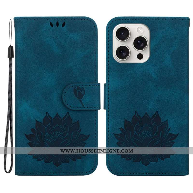 Housse iPhone 16 Pro Fleur de Lotus