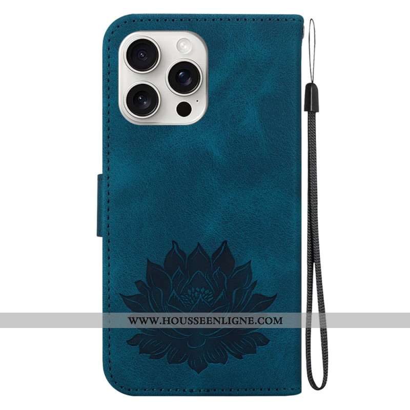 Housse iPhone 16 Pro Fleur de Lotus