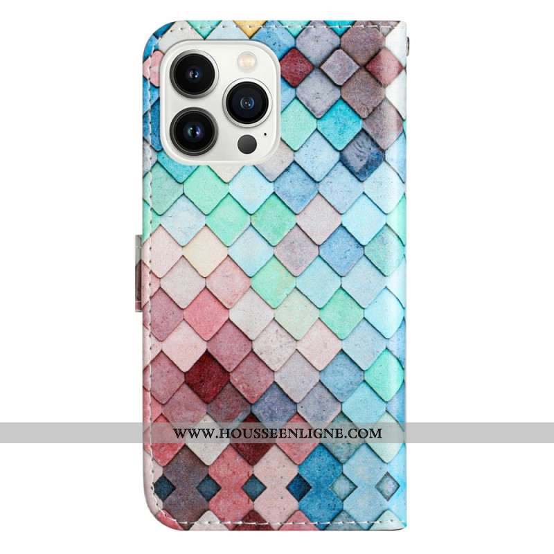 Housse iPhone 16 Pro Grilles à Lanière