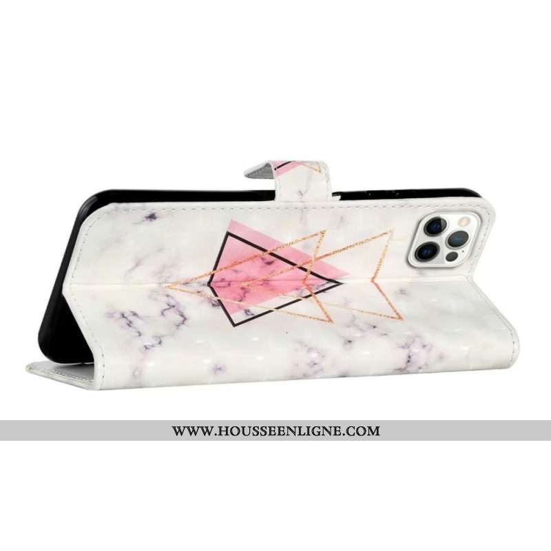 Housse iPhone 16 Pro Marbre Triangle