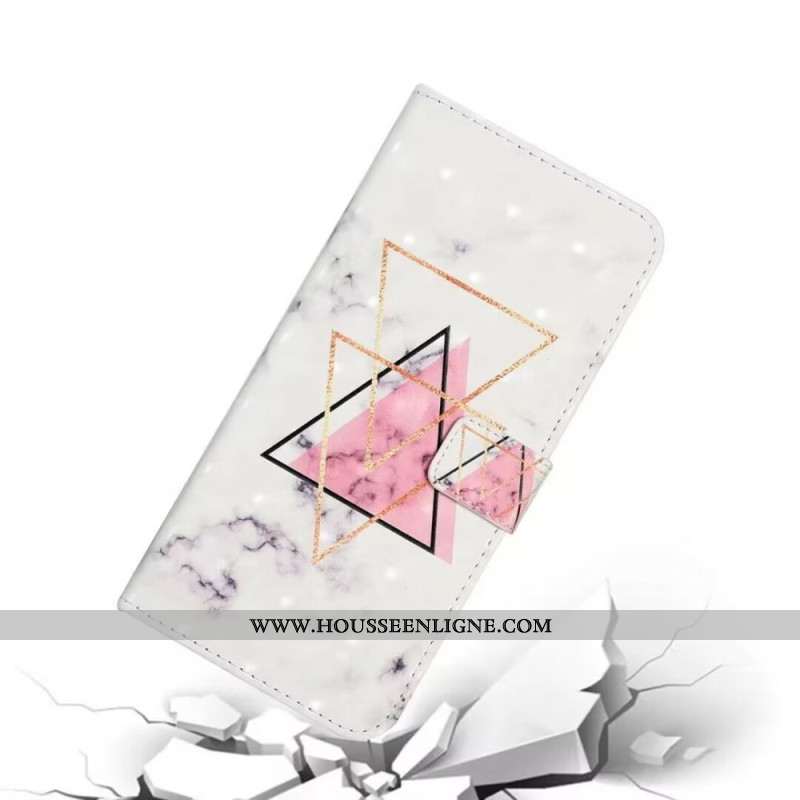 Housse iPhone 16 Pro Marbre Triangle