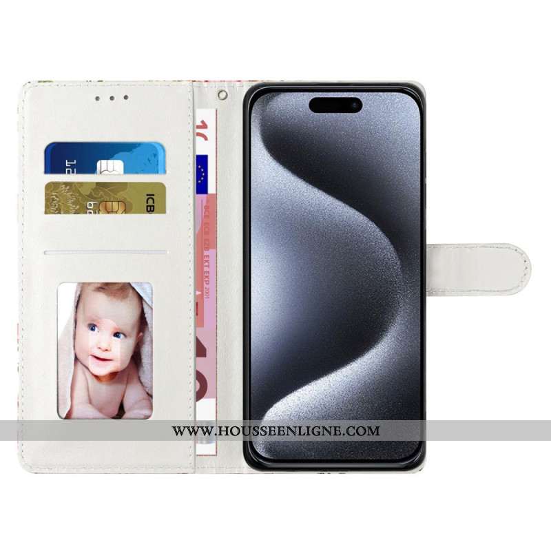 Housse iPhone 16 Pro Max Chat Mignon à Lanière