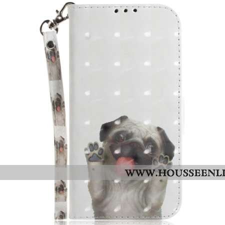 Housse iPhone 16 Pro Max Chien à Lanière