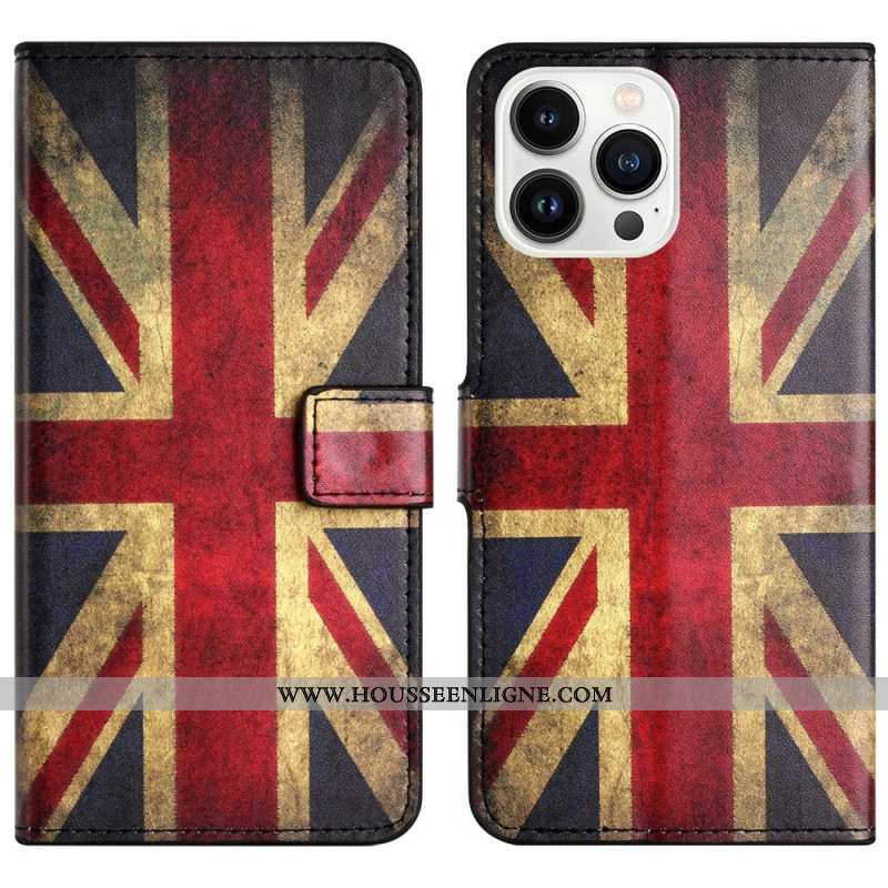 Housse iPhone 16 Pro Max Drapeau Union Jack