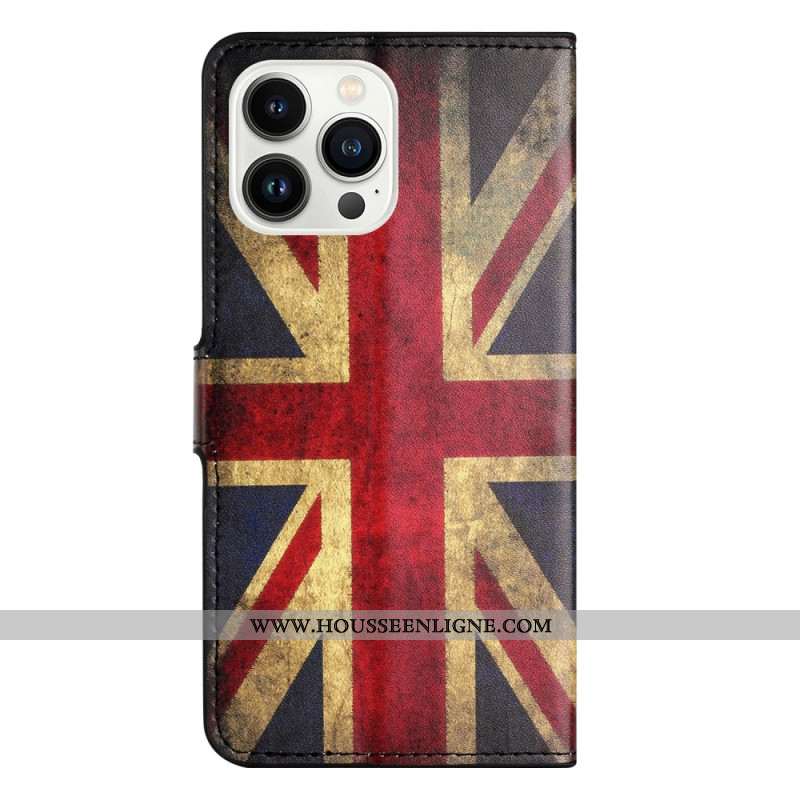 Housse iPhone 16 Pro Max Drapeau Union Jack