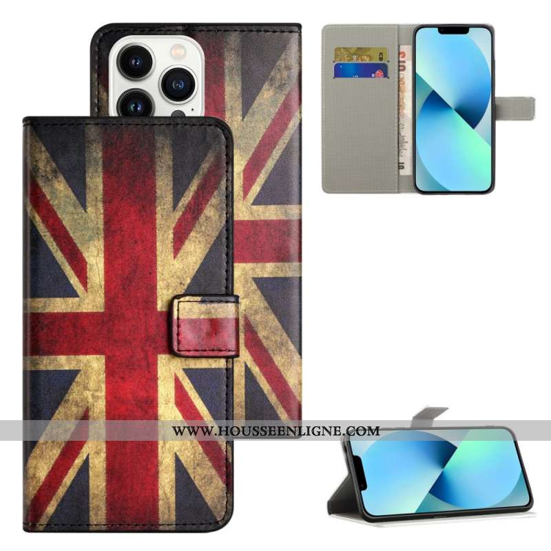 Housse iPhone 16 Pro Max Drapeau Union Jack