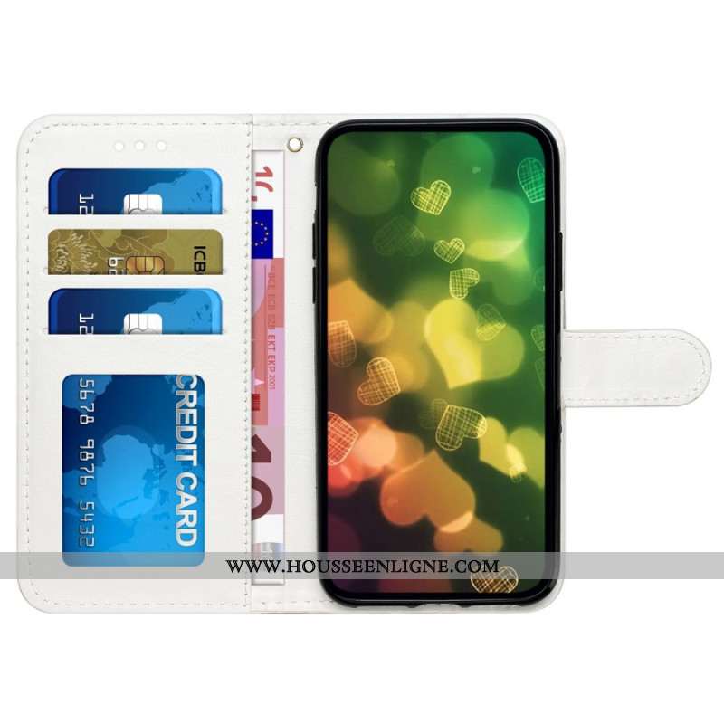 Housse iPhone 16 Pro Max Motif Léopard à Lanière