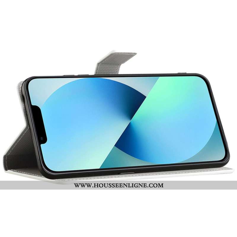 Housse iPhone 16 Pro Max Papillon Bleu