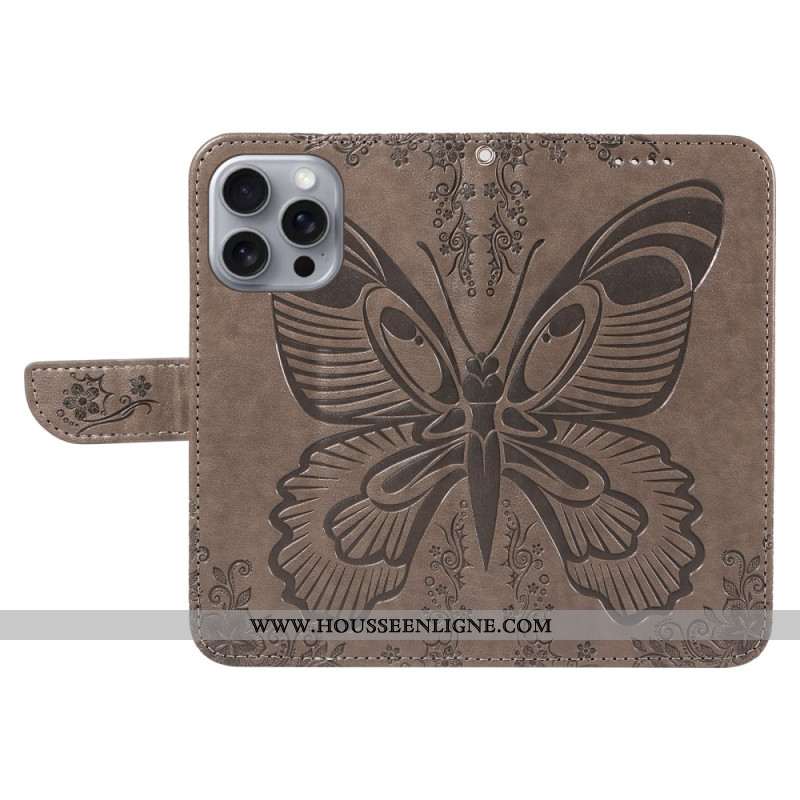 Housse iPhone 16 Pro Max Papillon Graphique