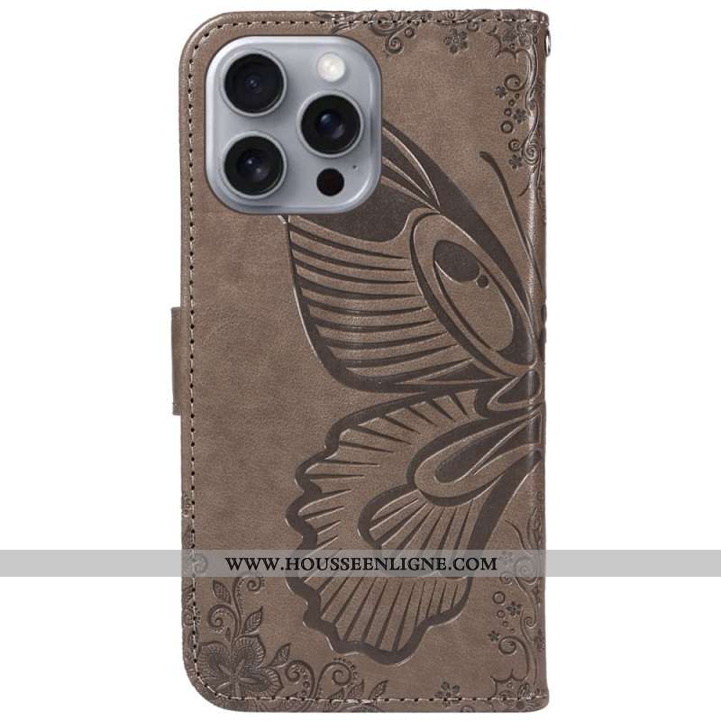 Housse iPhone 16 Pro Max Papillon Graphique