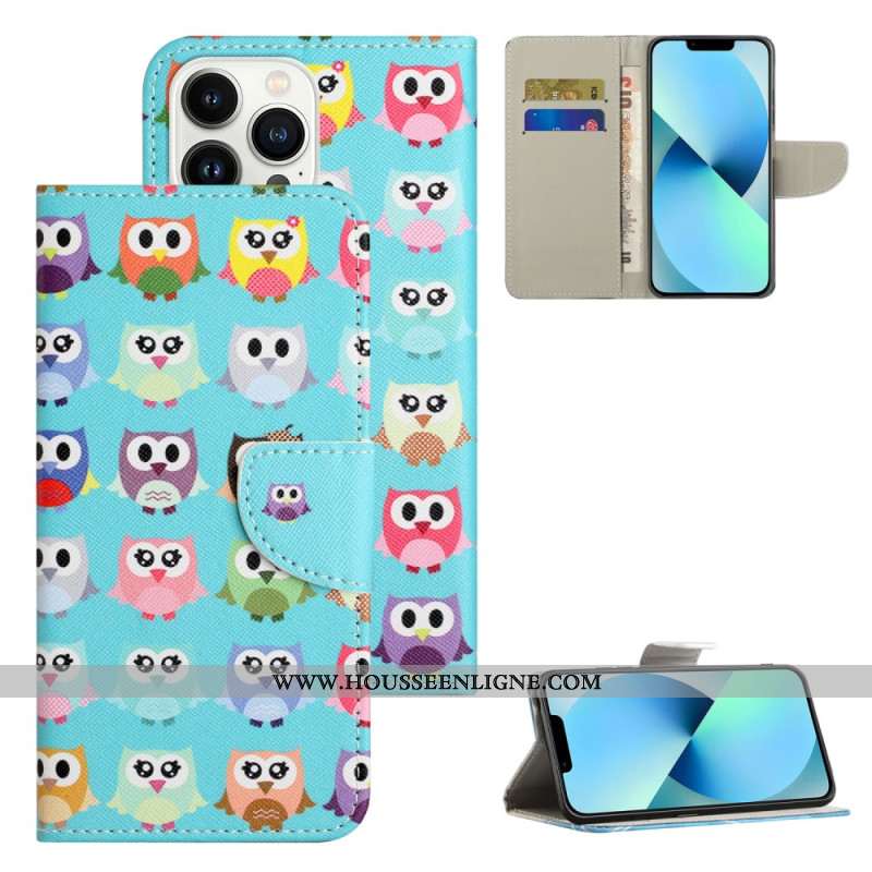 Housse iPhone 16 Pro Max Tribu de Hiboux