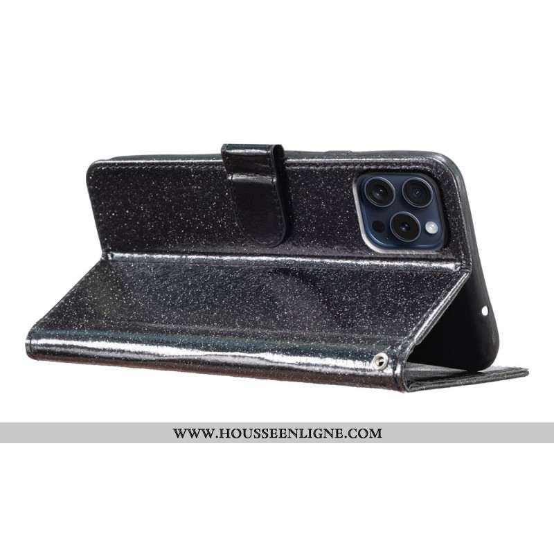 Housse iPhone 16 Pro Paillettes