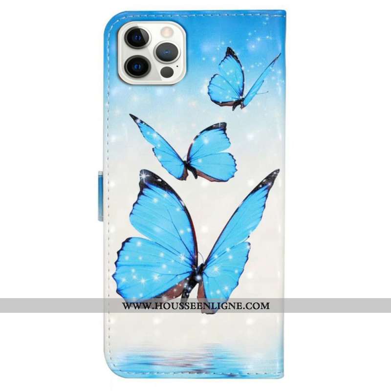 Housse iPhone 16 Pro Trois Papillons