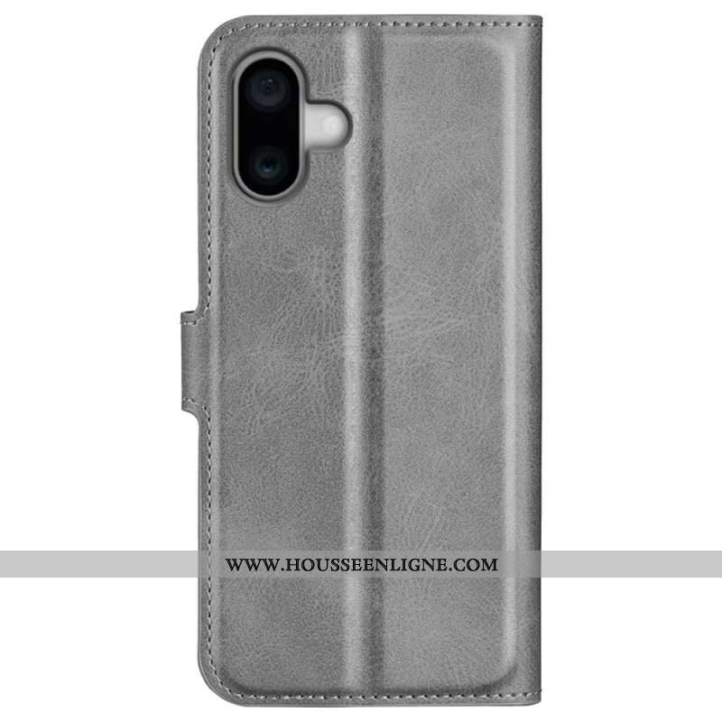 Housse iPhone 16 Style Cuir