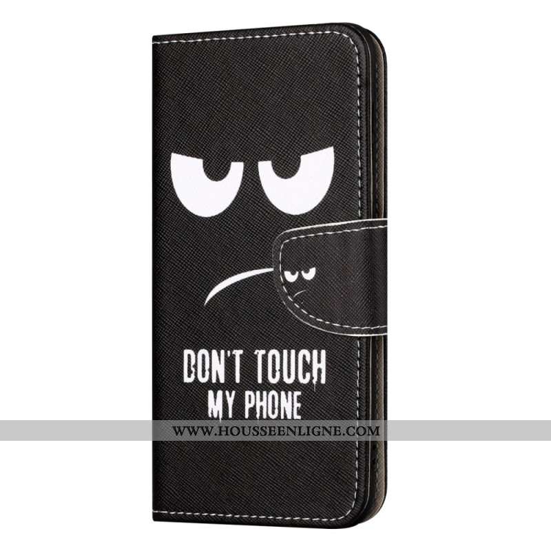 HousseSamsung Galaxy A55 5G Don't Touch my Phone