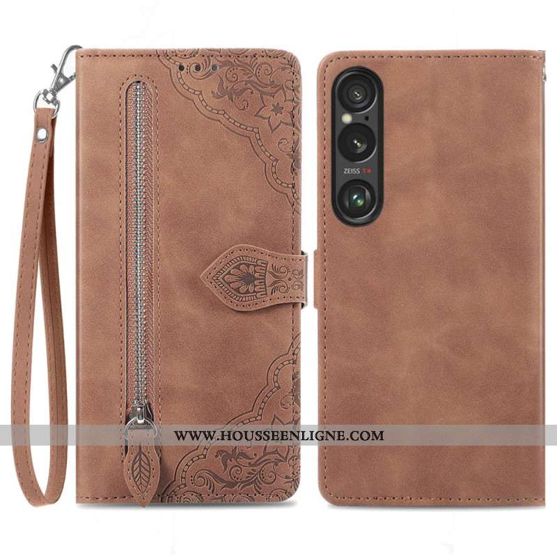 HousseSony Xperia 1 VI Dentelle Pochette Avant