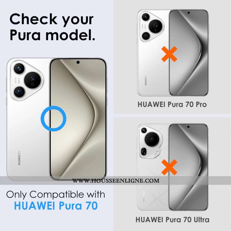 Protecteur d'Objectif Argent Huawei Pura 70 NORTHJO