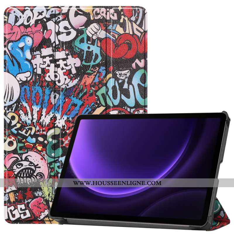 Smart Case Samsung Galaxy Tab S9 FE Graffiti Fun