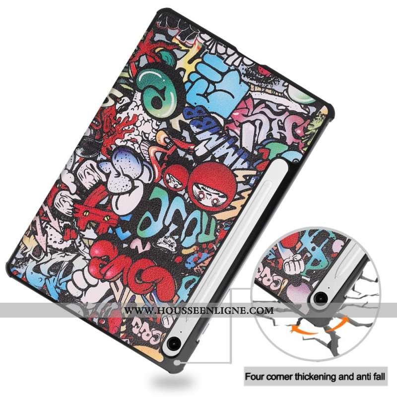 Smart Case Samsung Galaxy Tab S9 FE Graffiti Fun