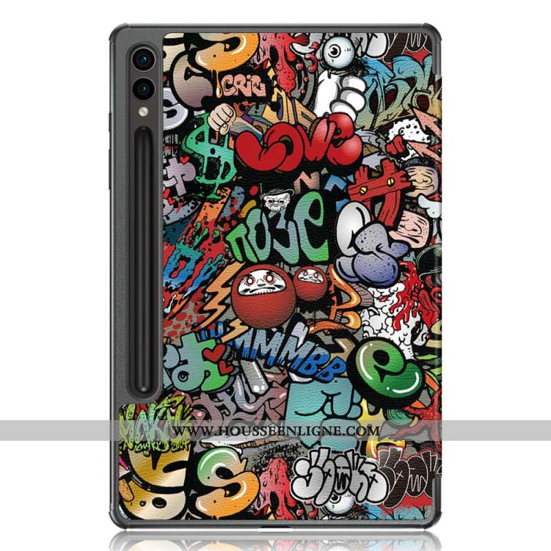 Smart Case Samsung Galaxy Tab S9 FE Plus Jolis Graffiti