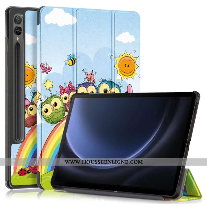 Smart Case Samsung Galaxy Tab S9 FE Plus Licorne Joyeuse