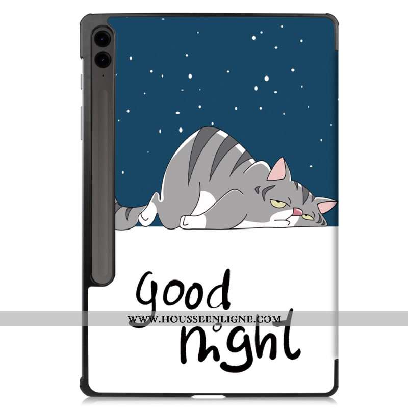 Smart Case Samsung Galaxy Tab S9 FE Plus Porte-Stylet Good Night