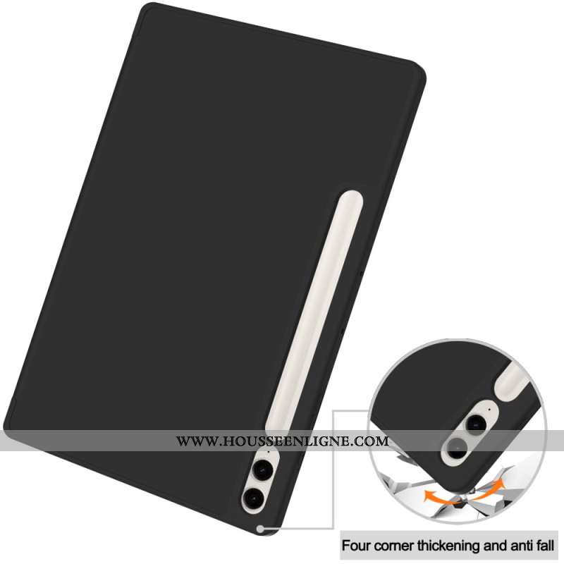 Smart Case Samsung Galaxy Tab S9 FE Plus Simili Cuir Porte-Crayon