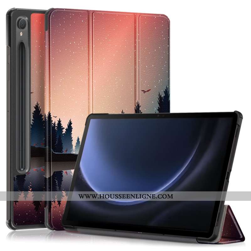 Smart Case Samsung Galaxy Tab S9 FE Renforcée Crépuscule