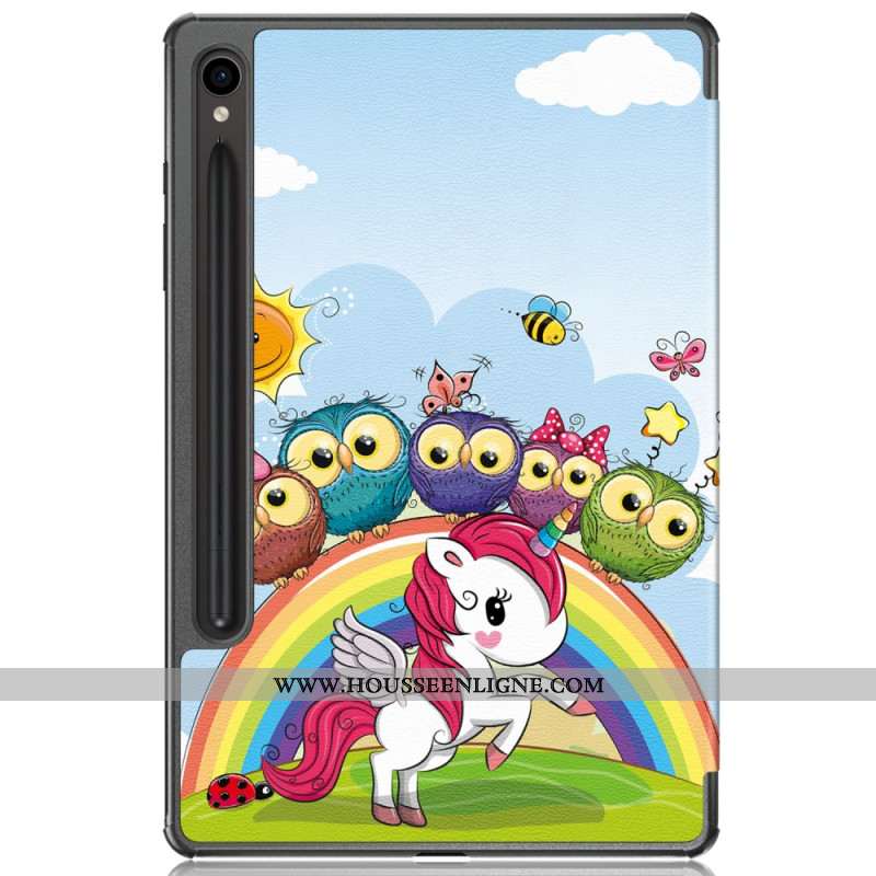 Smart Case Samsung Galaxy Tab S9 Jolie Licorne