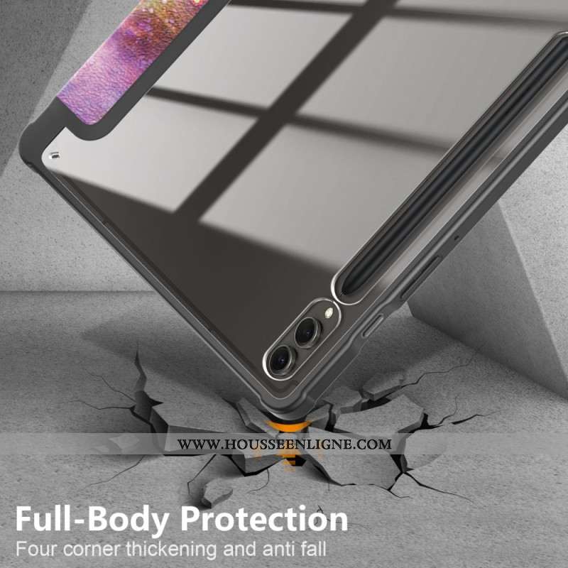 Smart Case Samsung Galaxy Tab S9 Plus Dos Transparent Galaxie