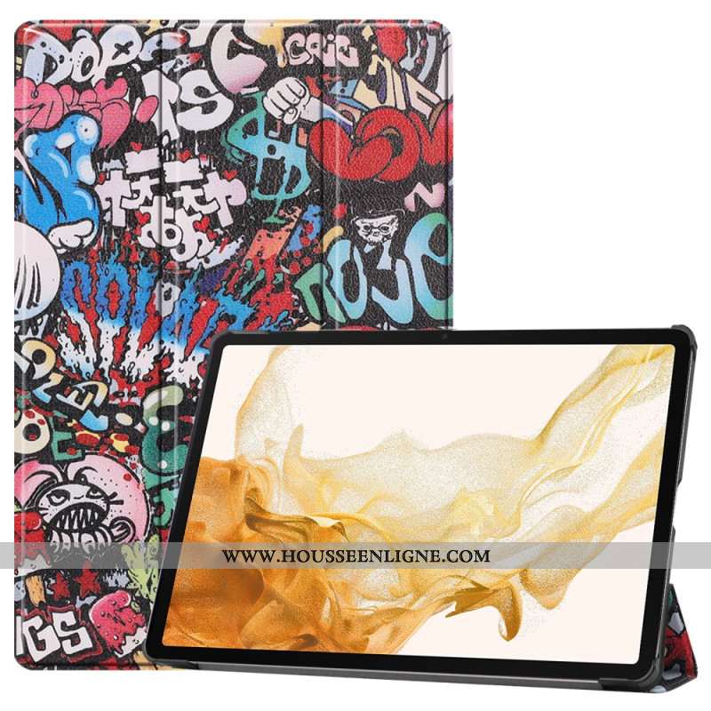 Smart Case Samsung Galaxy Tab S9 Plus Motif Graffiti