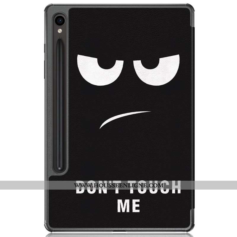 Smart Case Samsung Galaxy Tab S9 Renforcée Don't Touch Me