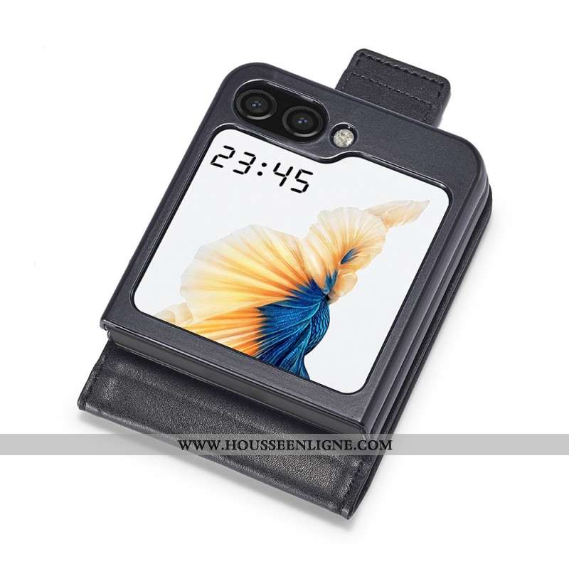 Étui Samsung Galaxy Z Flip 6 Porte-Cartes Blocage RFID LC.IMEEKE